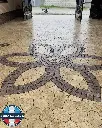 Hot stone effect paving
